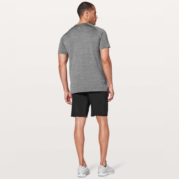 Lululemon Men’s T.H.E. Short *Linerless 9" Updated in Heathered Black, Size L - Picture 3 of 9